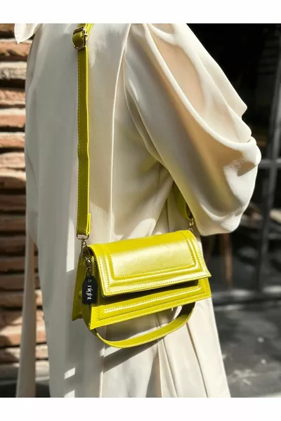 ميني جوليا نموذج النفط الأخضر حقيبة اليد والكتف للمرأة