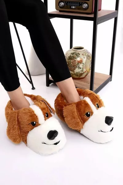 Comfort Carino Cane Figura Peluche Panduf Unisex Animale Panduf