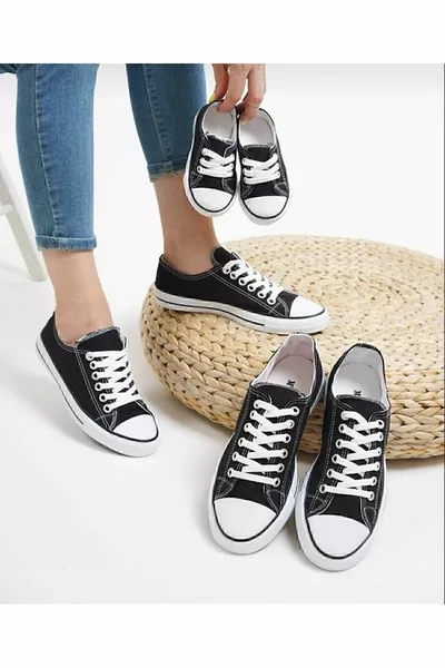 Baskets Unisexe Cnv Noir