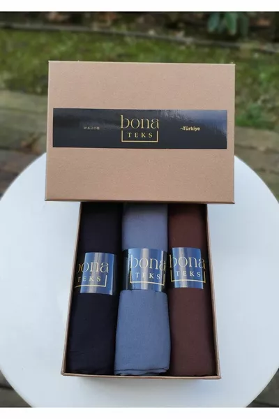 طقم شال ممشط من 3 قطع