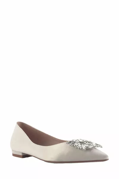 BUCIA 3FX Белые женские балетки