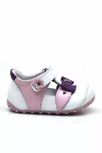 Echt lederen klittenband roze zomer eerste stap schoenen