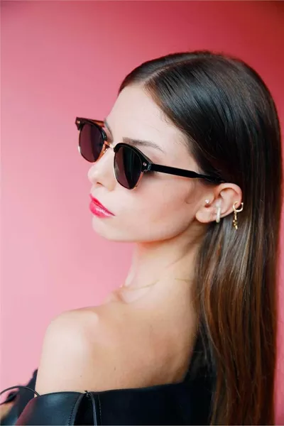 Neptune Gold Black Sunglasses