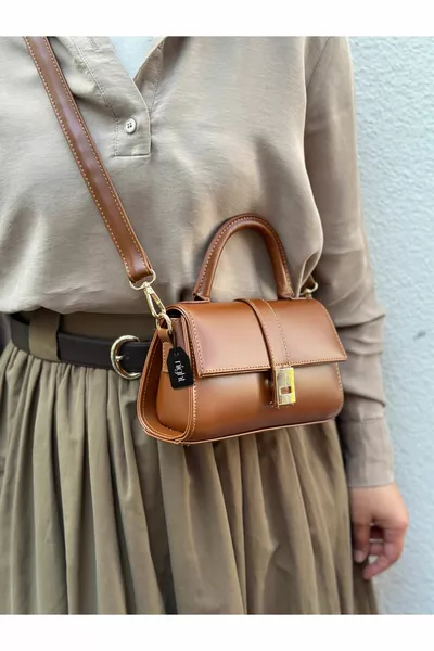 Paula Model Tan Дамска чанта за ръце и рамо