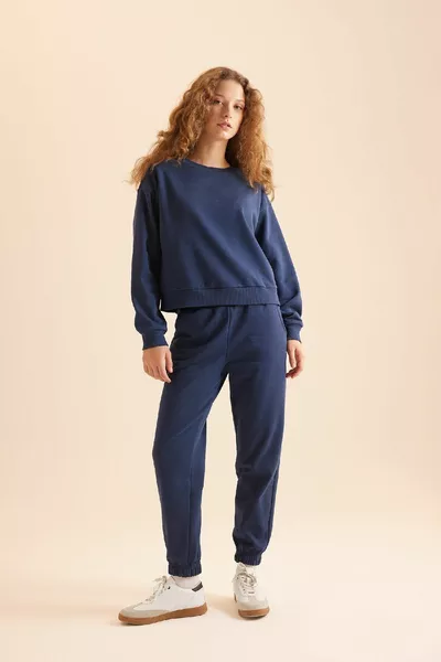 Coupe régulière Coupe normale Basic Intérieur Polaire épaisse Survêtement Axns