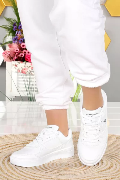 Bianco - Lee Wmn Scarpe da ginnastica casual da donna