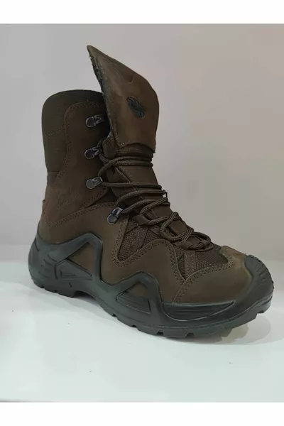 التكتيكية ns Nubuck Kanve جلد طبيعي للرجال للماء في الهواء الطلق أحذية الأحذية