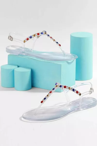  ГЕЛ ПОДМЕТКА ДАМСКИ САНДАЛИ С ЦВЯТ НА ВОДЕН ПЪТ