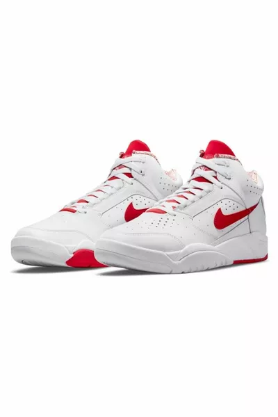 Air Flight Lite Mid Scottie Pippen White University Червени баскетболни обувки 