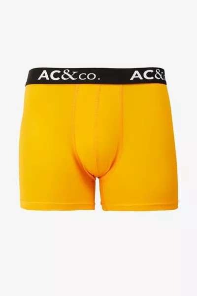 Men's Black-khaki 3-Piece Patterned Cotton Flexible Boxer Pack