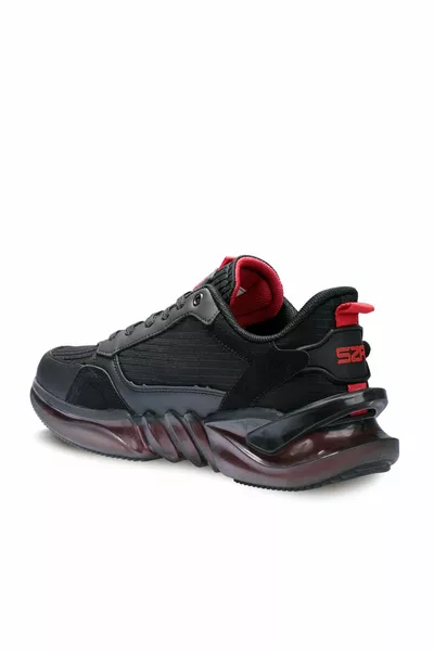 حذاء رياضي زينون رجالي أسود / أحمر