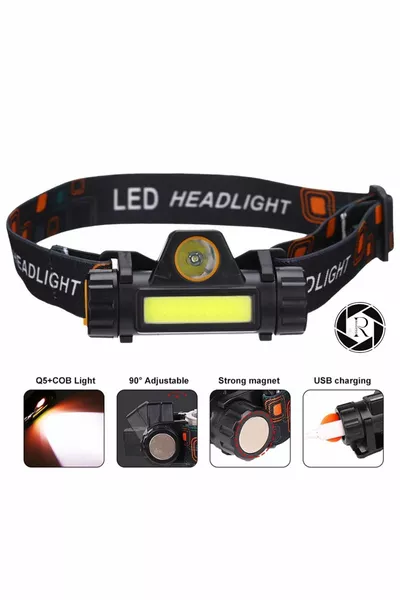 Hoofdlamp Navulbare Magneet Lithium Leeuw Batterij  Lumen Cob Geleide A-serie