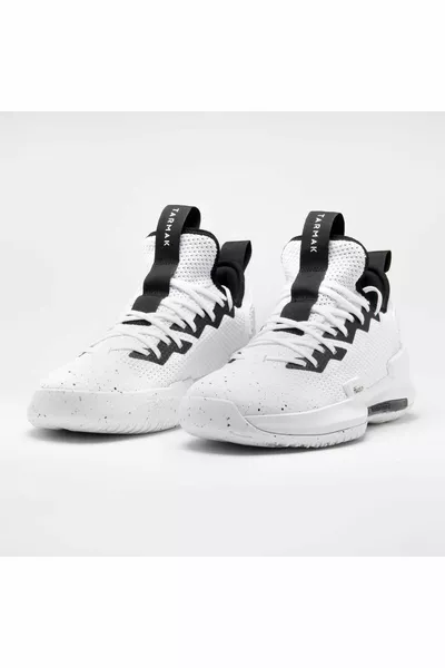 Взрослая баскетбольная обувь - черная / белая - 