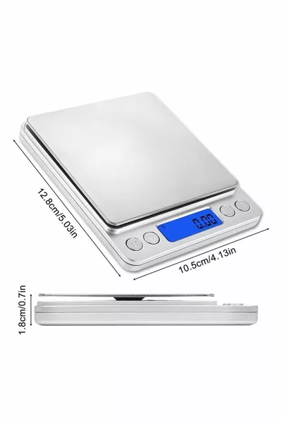 Digital Precision Jewelry Scale 0.1 Gr Precision Capacity Kitchen Scale