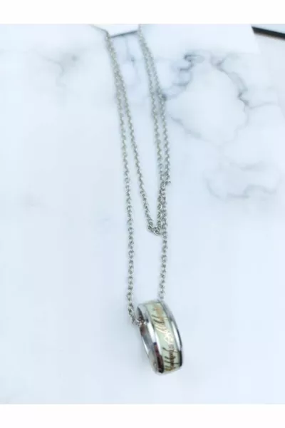 سيد الخواتم ليلة توهج خاتم قلادة