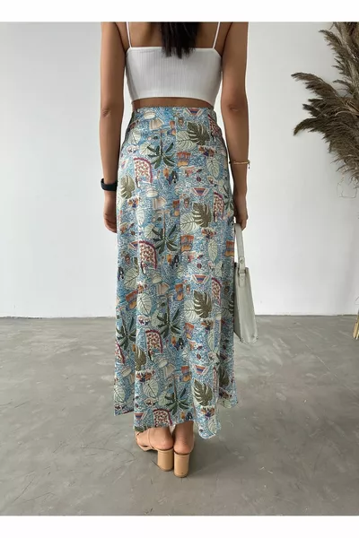 Luxury Quality Elasticated Waist Maxi Length Long Satin Skirt