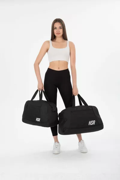 2 STÜCK GROSSE + MITTELGROSSE UNISEX-SPORT-, REISE- UND SPORTTASCHE