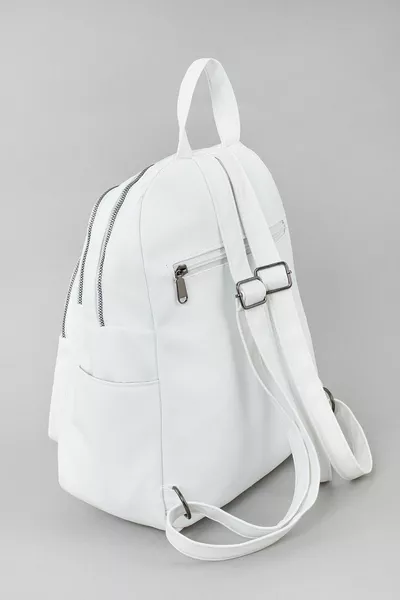 Женский шебби мягкий кожаный рюкзак с несколькими отделениями