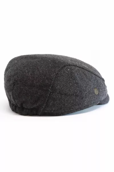 Winter Grey Wool Sports Cap