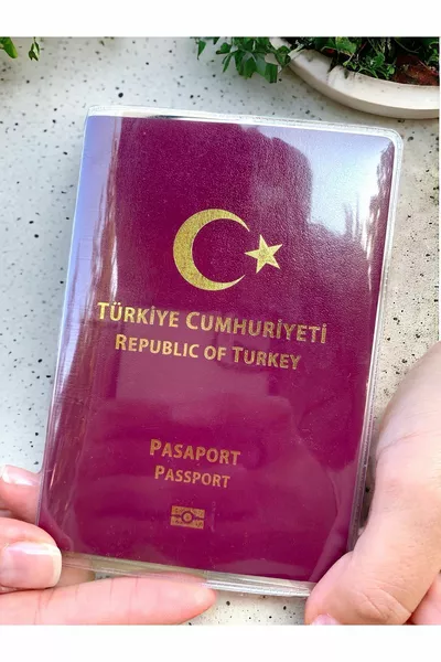 2 قطع للماء شفاف جواز سفر حالة جواز سفر حالة نموذج عالمي 2 حزمة