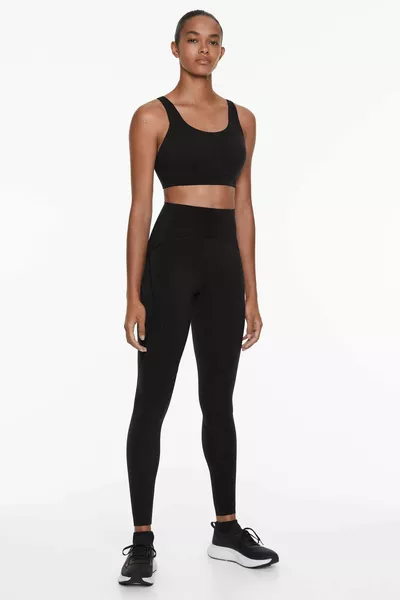 Soutien-gorge de sport compressif à haut maintien