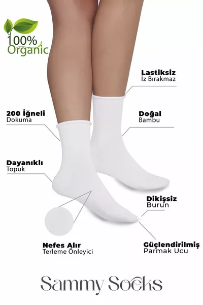 قسط الخيزران خالية من المرونة غير الملحومة المقبس المرأة الجوارب 3 قطع