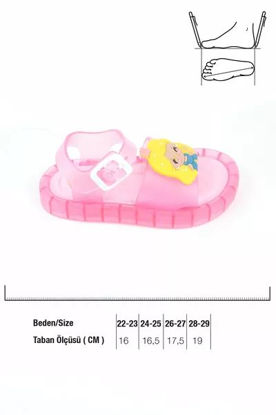 Zomer comfortabele verlichte zool meisjes sandalen