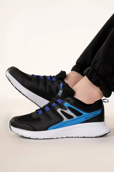 Baskets De Marche Homme À Lacets Souples, Confortables Et Ergonomiques, Adaptées À Un Usage Quotidien