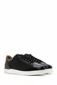 Sneakers Stringate Uomo Pelle Nera 