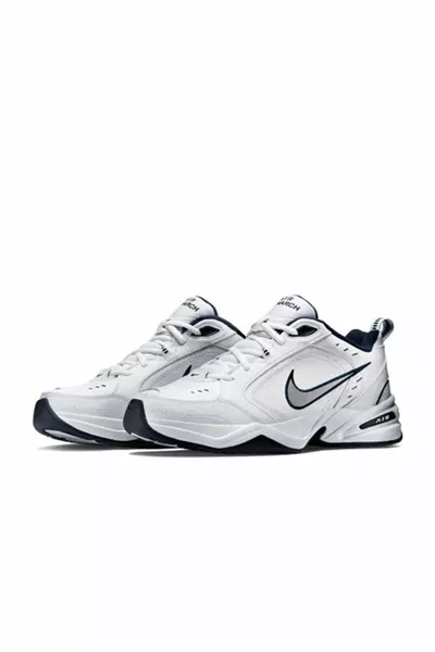 Air Monarch B-1 Men's Casual Sneakers -white/blue