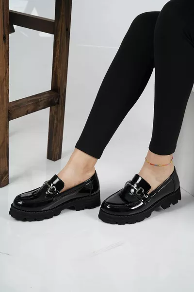 Echt lederen loafers voor dames 