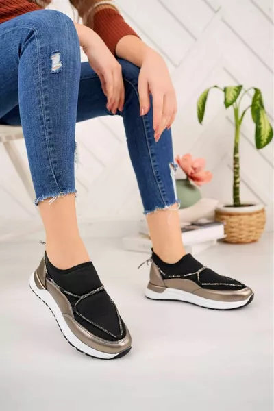  البلاتين عارضة حجر التبعي أحذية رياضية نسائية