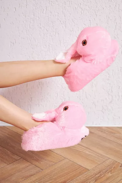 أفخم أرنب الرقم لينة عدم الانزلاق وخالية من الضوضاء وحيد المنزل باندوفو