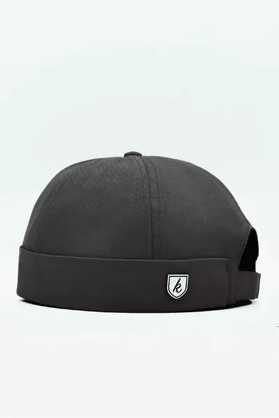 أسود  ٪ القطن كاب عامل ميناء قبعة الفيلكرو