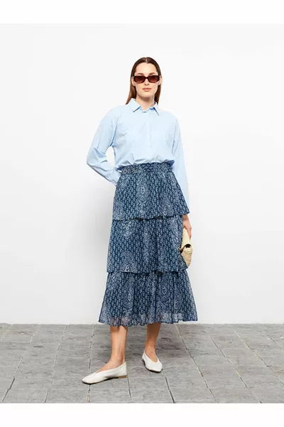 Lcw Скромна ежедневна дамска пола