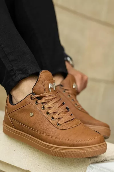 الجلود عارضة العظام مريحة نوعية الدانتيل المتابعة عارضة اصطف أنيقة أحذية رياضية للرجال