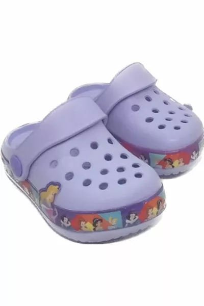 صنادل نعل أرجواني إلسا مضيئة للبنات