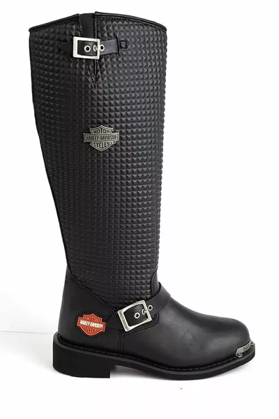 Zoe Black Leather Women's Boots