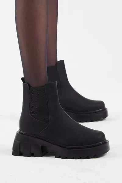 Eraylar Shoe Dames Zwarte Huid Elastische Comfortabele Fit Laarzen