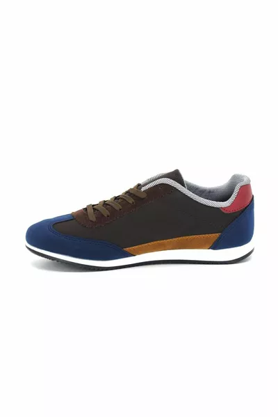 Uomo Marrone Blu Navy Lace-Up Casual Casual Leggero Suola morbida Sneaker Sneakers