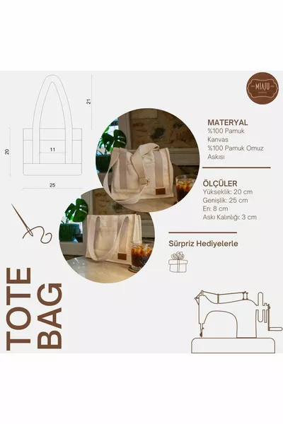 Mini sac fourre-tout en toile à bandoulière, sac à bandoulière en toile de coton de haute qualité, mini sac décontracté