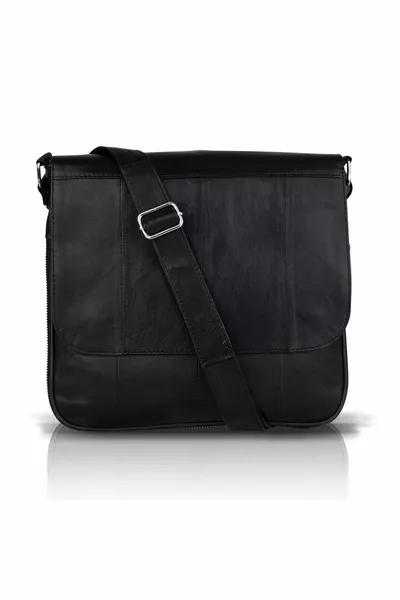 Crossman Натуральная кожа унисекс сумка-мессенджер через плечо