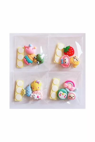 3D ملصق 4 قطع الرياضة التحفيزية قارورة لزجة ملصق لطيف زجاجة ماء كأس ملصقات