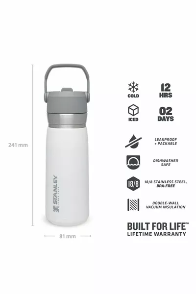 Унисекс Термос Айсфлоу™ Флип Сламена Бутилка за Вода .л/унции