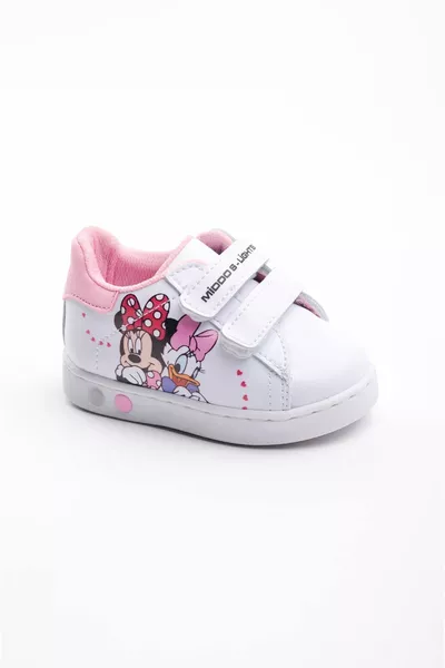 أحذية الخطوة الأولى طفلة أحذية الخطوة الأولى العظام أحذية الخطوة الأولى مضاءة ميكي ماوس