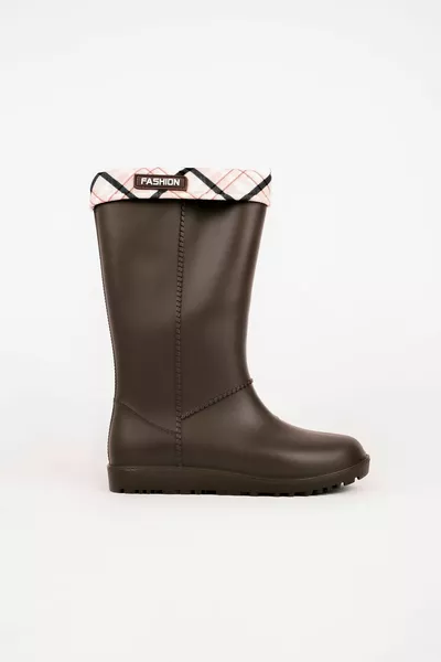 Женские резиновые сапоги Regen - коричневые
