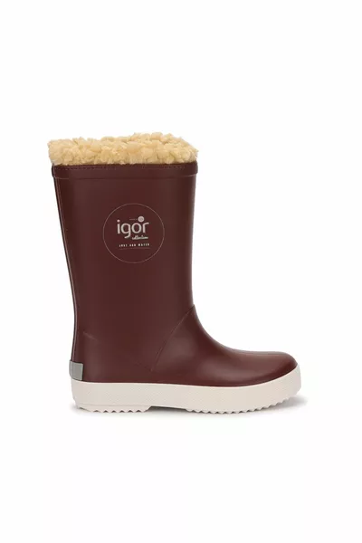 Enfants Burgundy Splash Nautico Bottes De Neige Imperméables 