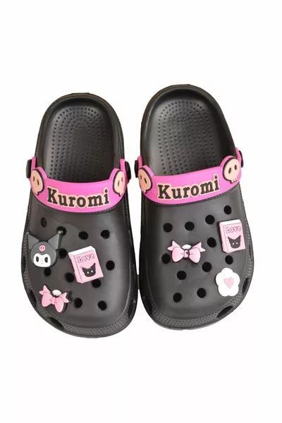 Kuromi Girls Чехли с неплъзгаща се подметка Плажни сандали за басейн