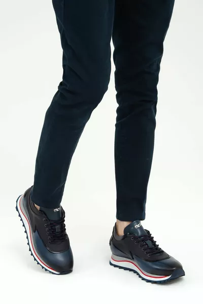 Scarpe da ginnastica e scarpe da ginnastica da uomo in vera pelle   Erk Ayk /