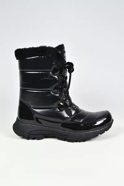 buzFiX Waterproof Women's Snow Boots with Zipper Inside Fur